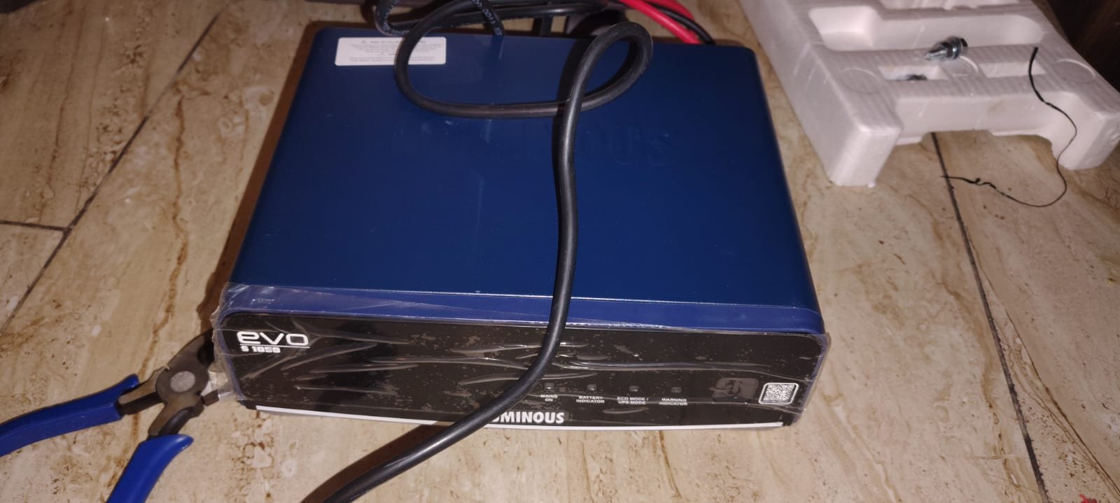 Battery installation work